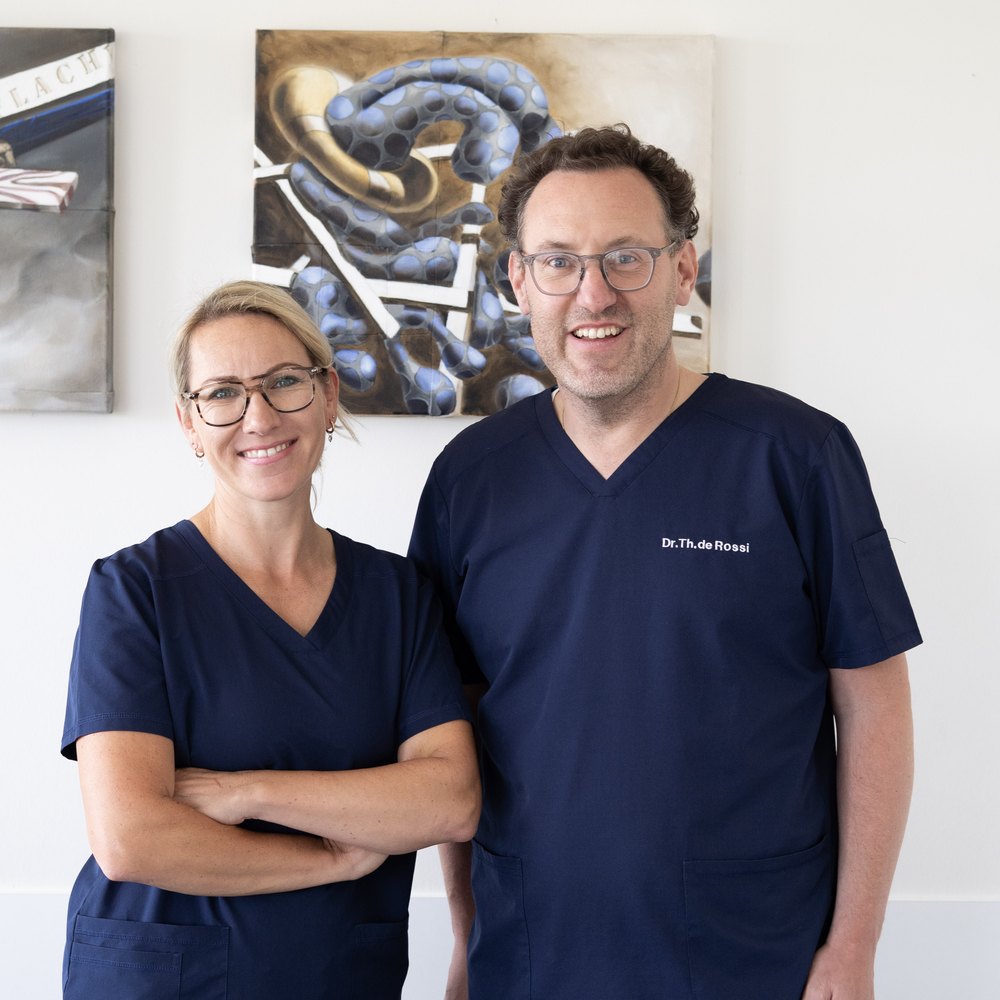 Dr. med. Susanne de Rossi und Dr. med. Thomas de Rossi in der Praxis medGAIN
