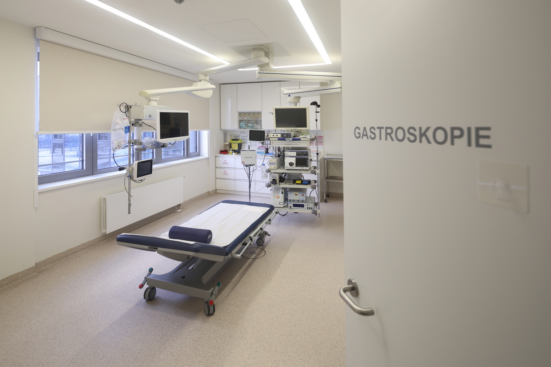 Die Dickdarmspiegellung findet in unserer Gastroskopie statt